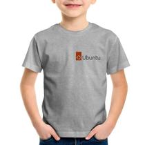 Camiseta Infantil Ubuntu Linux - Foca na Moda