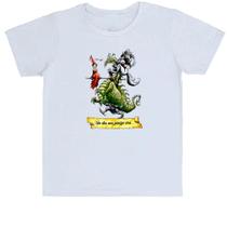 Camiseta Infantil Um dia meu príncipe virá Camiseta Infantil Um dia meu príncipe virá