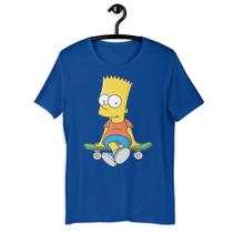 Camiseta Infantil Unissex - Bart Simpsons Skate