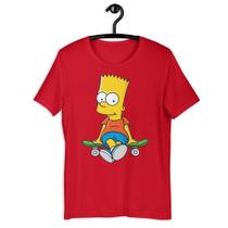 Camiseta Infantil Unissex - Bart Simpsons Skate