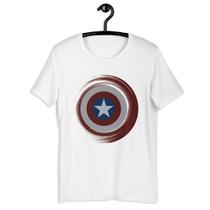 Camiseta Infantil Unissex Capitão América Escudo