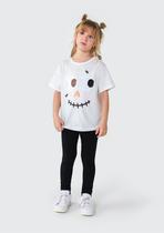 Camiseta Infantil Unissex Com Apliques