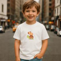 Camiseta Infantil Unissex Divertida de Algodão Estampas Fofas e Criativas Para Meninos e Meninas - Bellvi Kids