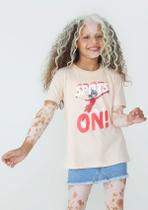 Camiseta Infantil Unissex Em Algodão Ladybug