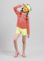 Camiseta infantil unissex em malha UV Brandili