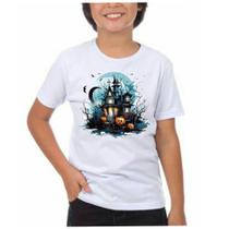 Camiseta infantil unissex festa halloween dia bruxas Camiseta infantil unissex festa halloween dia bruxas