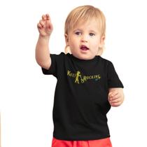 Camiseta Infantil Unissex Keep Rocking Roll Baby Rock & Roll - Hipsters
