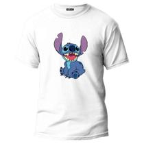 Camiseta Infantil Unissex Lilo Stitch Personagem Desenho Animado