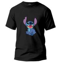 Camiseta Infantil Unissex Lilo Stitch Personagem Desenho Animado