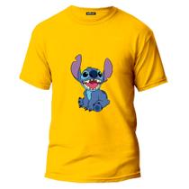 Camiseta Infantil Unissex Lilo Stitch Personagem Desenho Animado Camiseta Infantil Unissex Lilo Stitch Personagem Desenho Animado
