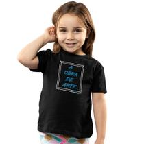 Camiseta Infantil Unissex Menino Menina Quadro Obra de Arte Camiseta Infantil Unissex Menino Menina Quadro Obra de Arte