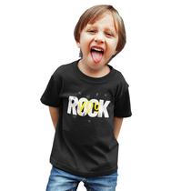 Camiseta Infantil Unissex Menino Menina You Rock Kids