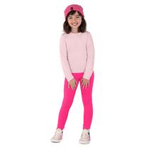 Camiseta infantil unissex térmica leve Brandili