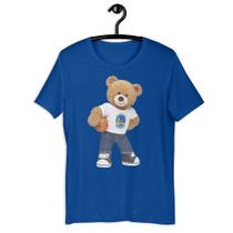 Camiseta Infantil Unissex - Urso Basketball
