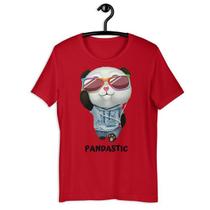 Camiseta Infantil Unissex Urso Panda Fantástico