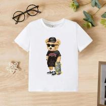 Camiseta infantil urso