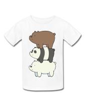 Camiseta infantil urso sem curso desenho animado