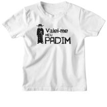 Camiseta Infantil Valei-me meu padim