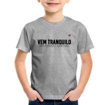 Camiseta Infantil Vem tranquilo - Foca na Moda