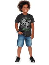 Camiseta Infantil Verão Menino, T-Rex - Fakini