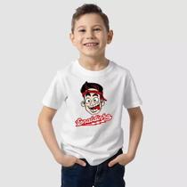 Camiseta Infantil Vermelha - Enaldinho Influencer para Fãs