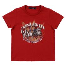 Camiseta Infantil Vermelha Masculina Tassa 31161 Camiseta Infantil Vermelha Masculina Tassa 31161