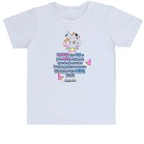 Camiseta Infantil Versiculo Fofinho Honra teu pai e tua mãe