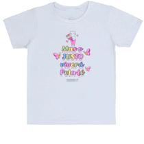 Camiseta Infantil Versiculo fofinho mas o justo vivera pela fé Camiseta Infantil Versiculo fofinho mas o justo vivera pela fé