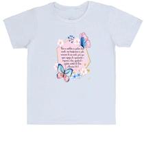 Camiseta Infantil Versiculo moldurado Não se amoldem
