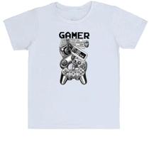 Camiseta Infantil Viciado em games