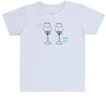 Camiseta Infantil Vinho faz mal quando falta