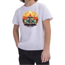 Camiseta Infantil Vintage Carro Classico 01