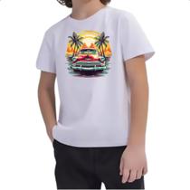 Camiseta Infantil Vintage Carro Classico 05