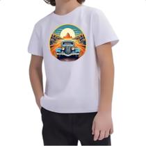 Camiseta Infantil Vintage Carro Classico 06