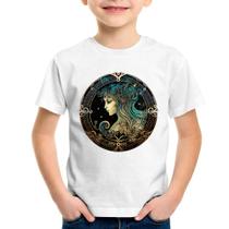 Camiseta Infantil Vírgem Sígno - Foca na Moda