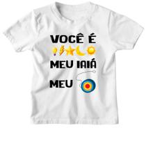 Camiseta Infantil Voce e luz meu iaia meu ioio