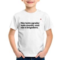 Camiseta Infantil Você não é brigadeiro - Foca na Moda