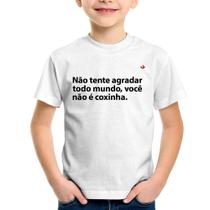 Camiseta Infantil Você não é coxinha - Foca na Moda Camiseta Infantil Você não é coxinha - Foca na Moda