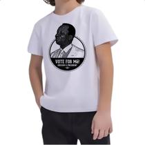 Camiseta Infantil Vote no Me Mussum Meme Camiseta Infantil Vote no Me Mussum Meme