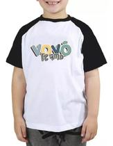 Camiseta infantil vovó eu te amo blusa camisa presente