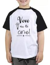 Camiseta infantil vovó eu te amo camisa blusa balões avó