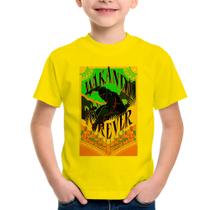 Camiseta Infantil Wakanda Forever - Foca na Moda