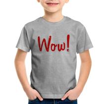 Camiseta Infantil Wow! - Foca na Moda