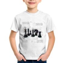 Camiseta Infantil Xadrez - Foca na Moda