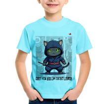 Camiseta Infantil You cat see my ninja moves - Foca na Moda