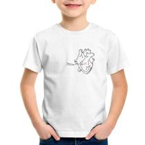 Camiseta Infantil Your position in my heart - Foca na Moda