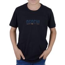 Camiseta Infanto Juvenil Masculina Ogochi Concept MC Preta