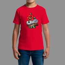 Camiseta Infatil Algodão Casual Gola Redonda Niten Rosa Camiseta Infatil Algodão Casual Gola Redonda Niten Rosa