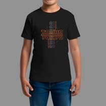 Camiseta Infatil Básica Masculina Streetwear Casual Manga Curta Tokyo