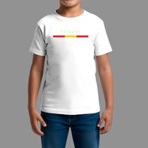Camiseta Infatil Masculina Streetwear Casual Gola Redonda Espanha